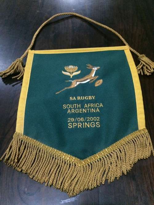 South Africa vs Argentina 29/06/2002 pennant!!