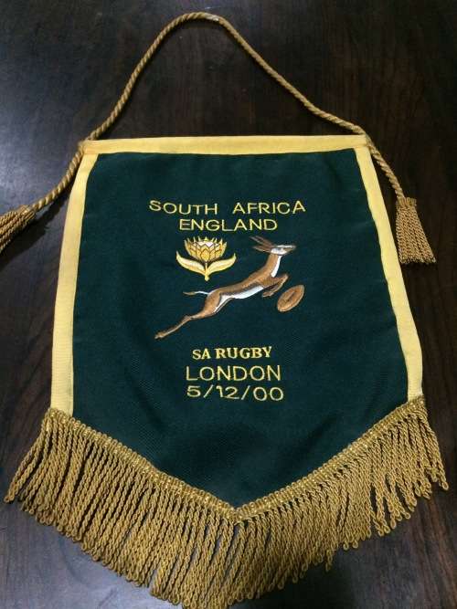 South Africa vs England 05/12/2000 pennant!!