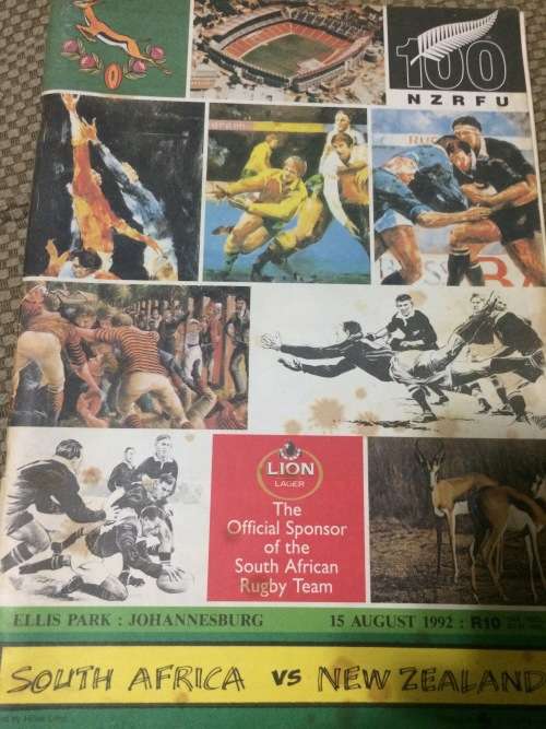 South Africa vs New Zealand 15/08/1992