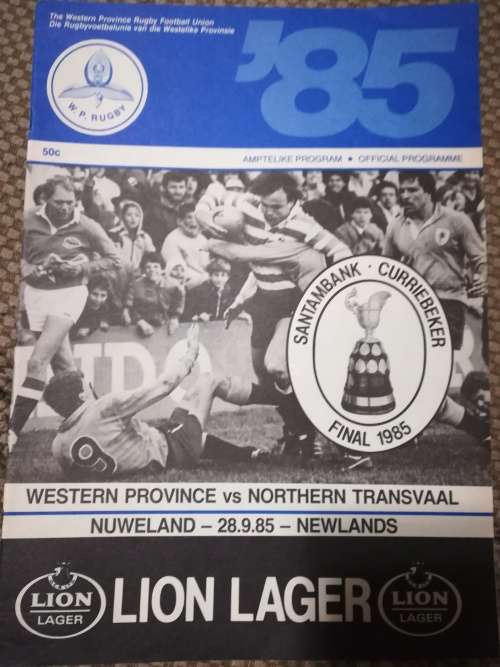 WP vs NTVL 28/09/1985 Currie Cup Final !!