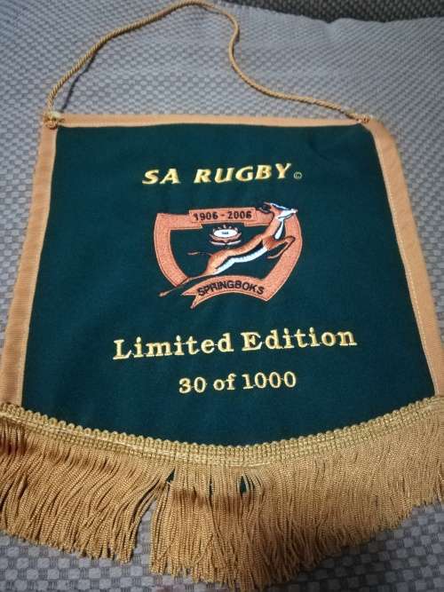 SA Rugby Centenary Pennant Limited Edition