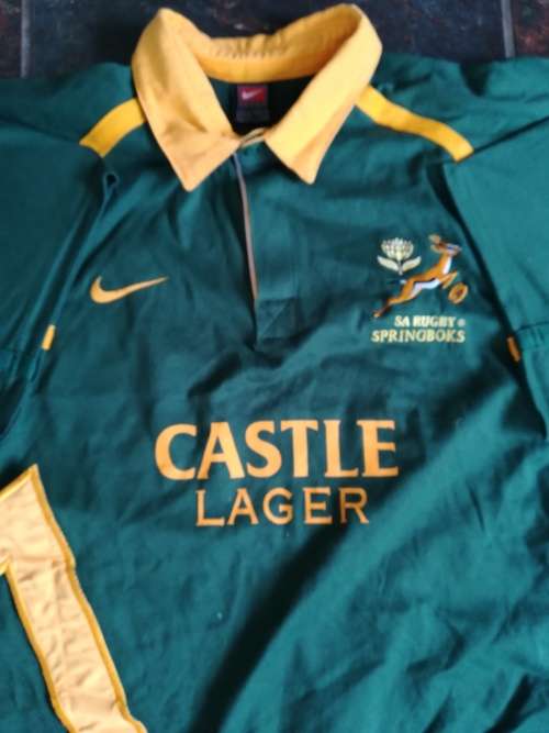 Springbok Matchworn Rugby Jersey Andre Venter 2001 (Damaged Jersey)
