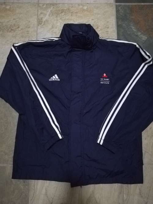WP Rugby Players Rain Jacket with cap Adidas Size L