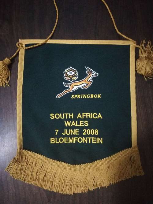 Springbok Pennant 7 June 2008 vs Wales