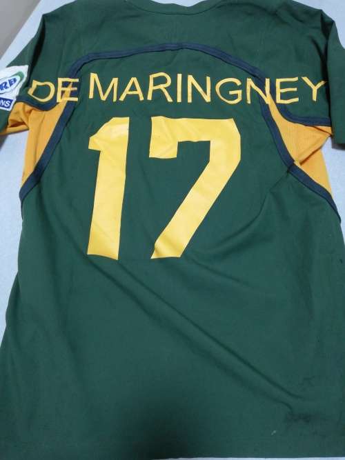Springbok Sevens Jersey Australia De Maringney no 17