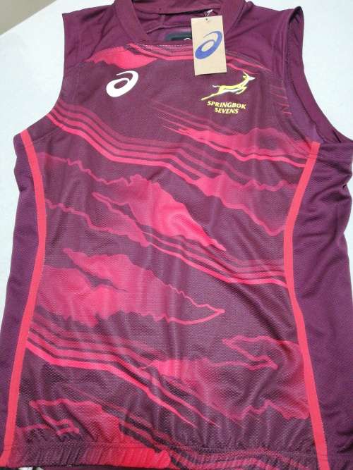 Springbok Sevens Sleeveless Training Jersey Size XL