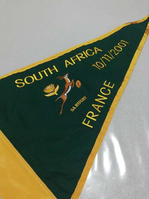 Springboks vs France Touchjudge Flag 10.11.2001