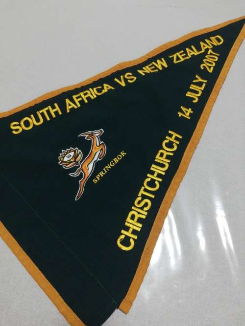 Springboks vs New Zealand Touchjudge Flag 14.07.2007