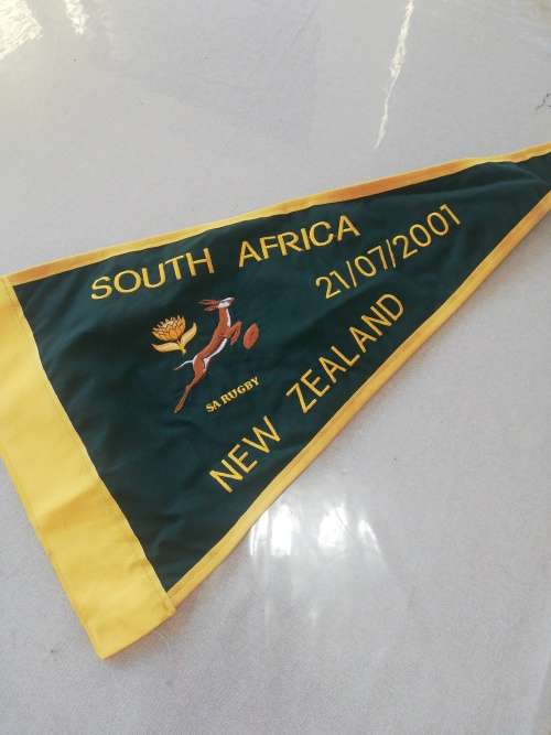 Springboks vs New Zealand 21.07.2001 Touchjudge Flag