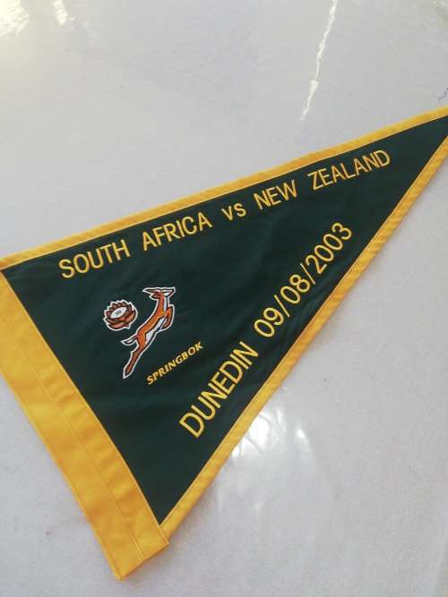 Springboks vs New Zealand 09.08.2003 Touchjudge Flag
