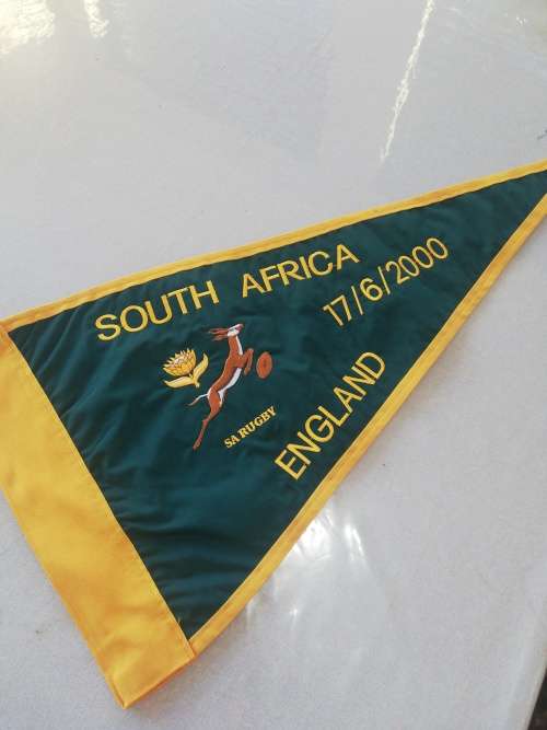 Springboks vs England 17.06.2000 Touchjudge Flag