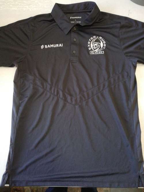 Exeter Chiefs Players Polo Shirt Size L