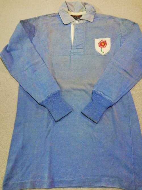 Northern Transvaal Matchworn Rugby Jersey 1960`s no 18 Rare