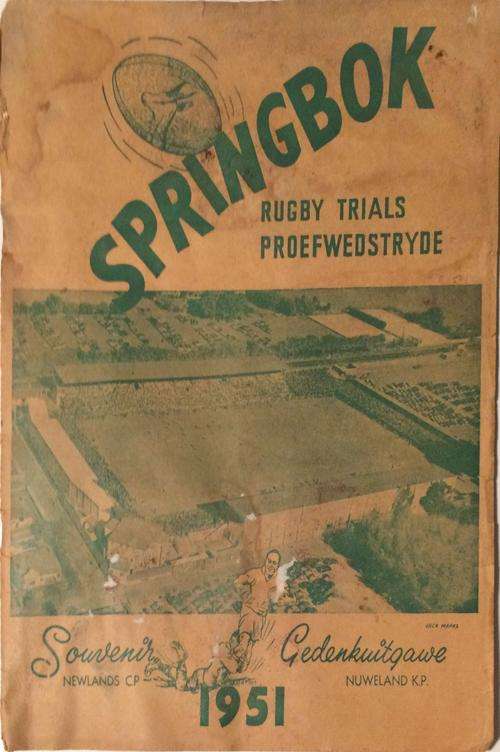Springbok Rugby Trials 1951!