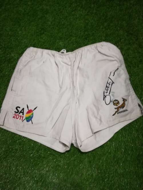 Springbok Butch James Signed Shorts 2011