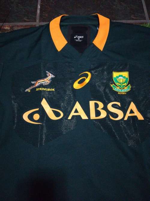Springbok Players issue set XXL jersey and XXXL shorts