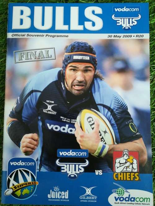 Bulls vs Chiefs 30 May 2009 Superrugby Final