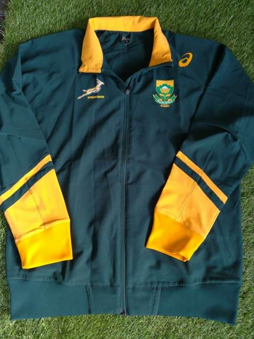 Springbok Players Anthem Top Asics Size XL