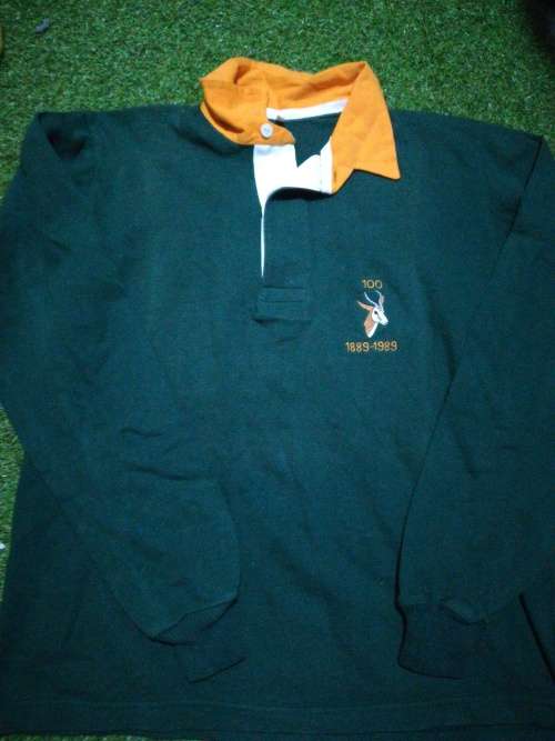 Springbok 100 year anniversary commemorative jersey size 42