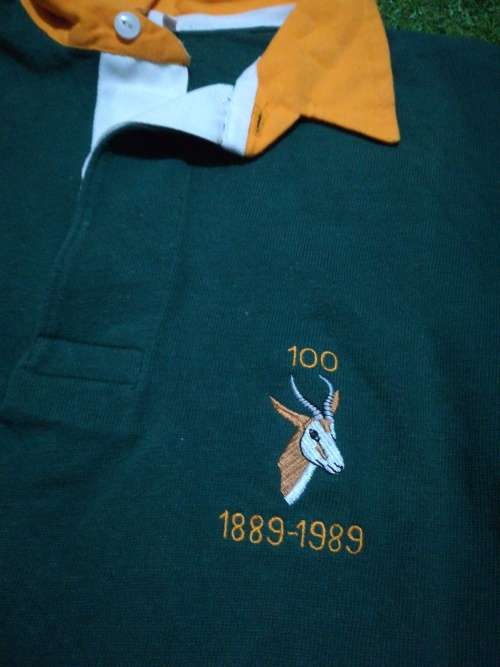 Springbok 100 year anniversary commemorative jersey size 42