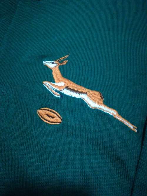Springbok Rugby Jersey 1980's Players issue Very Rare!!! no number