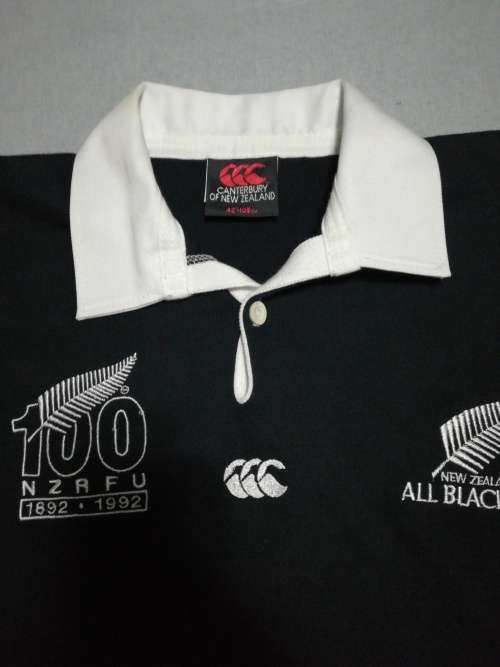 All Blacks 100 Year Anniversary Jersey Size 42 Rare!!