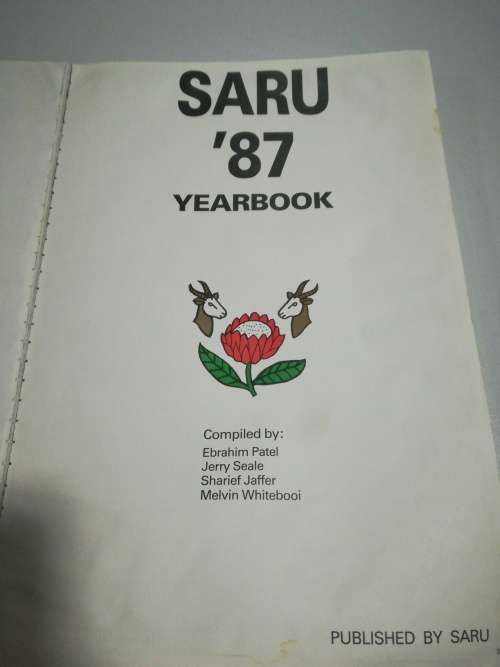 SARU 1987 Yearbook Rare!!