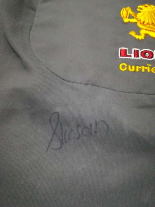 Lions Currie Cup Players shorts Size L signed