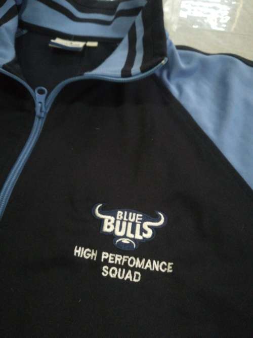 BlueBulls High Performance Squad Track Jacket Full Zip Size XL