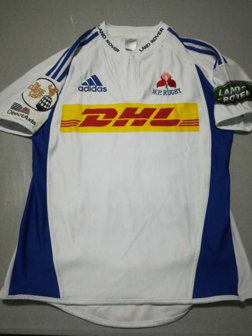WP Rugby Players Match Jersey White vs Griquas no 18 Rare