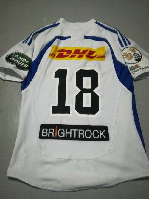 WP Rugby Players Match Jersey White vs Griquas no 18 Rare