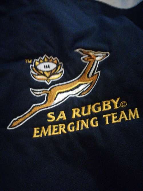 SA Rugby Emerging Team Jacket Faulty Zip Size XL