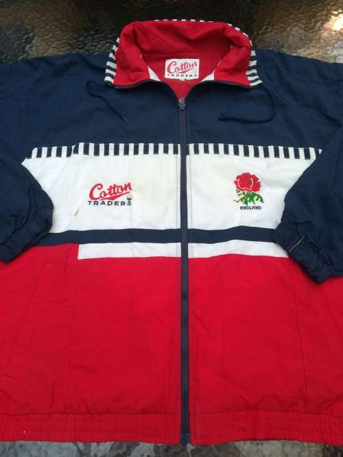 England Players Tracktop Size L Cotton Traders