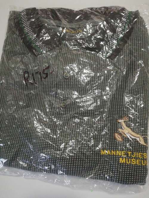 Mannetjies Roux museum polo shirt size XL