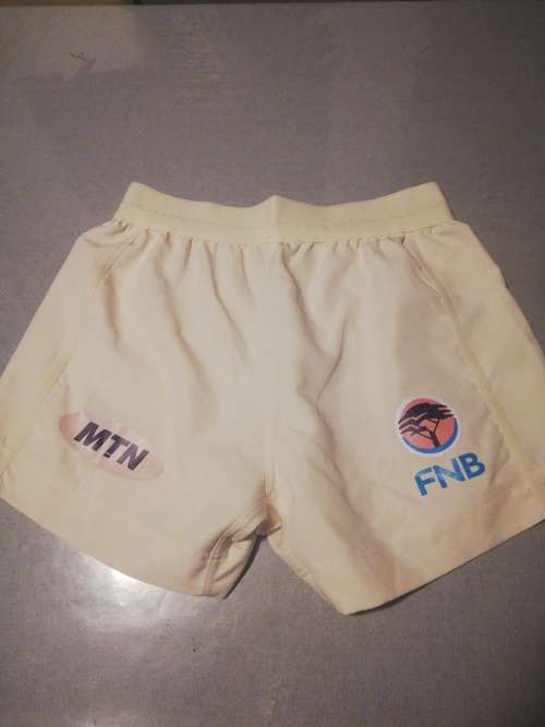 Springbok Match Shorts British Irish Lions series 2021 signed by Springbok Team!