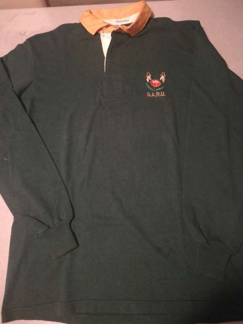 SARU Rugby Jersey Number 7 came off Size 44 Very Rare!!!!