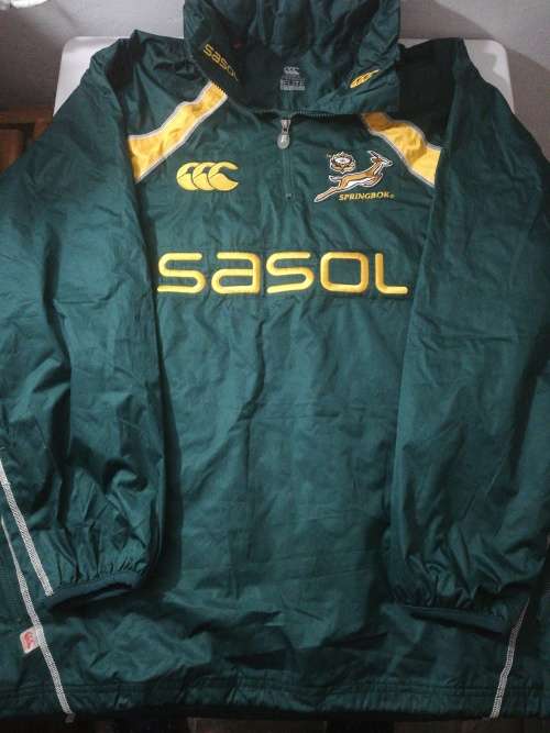 Springbok Players Elite Training Rain Jacket Size L
