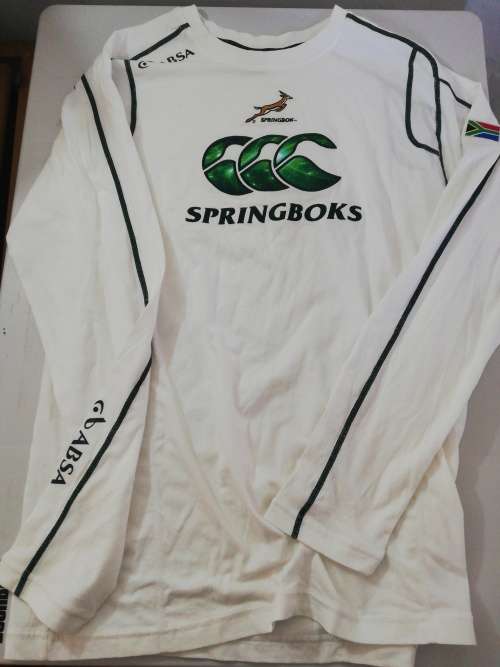 Springbok Players Lonsleeve Shirt Canterbury Size M