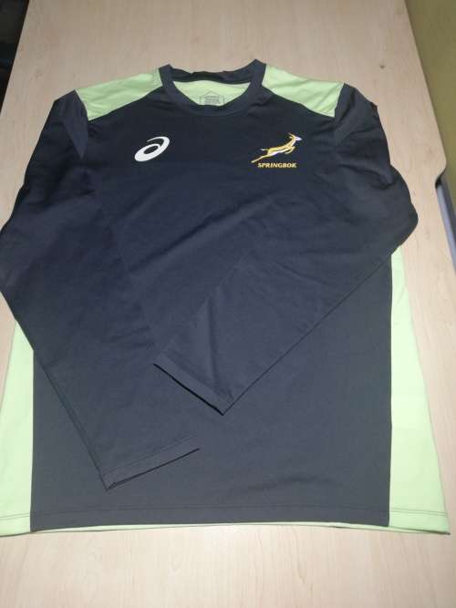 Springbok Players Long Sleeve Top Asics Size L