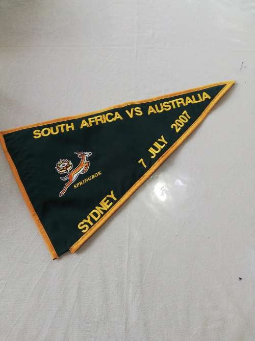 Springboks vs Australia 07.07.2007 Touchjudge Flag