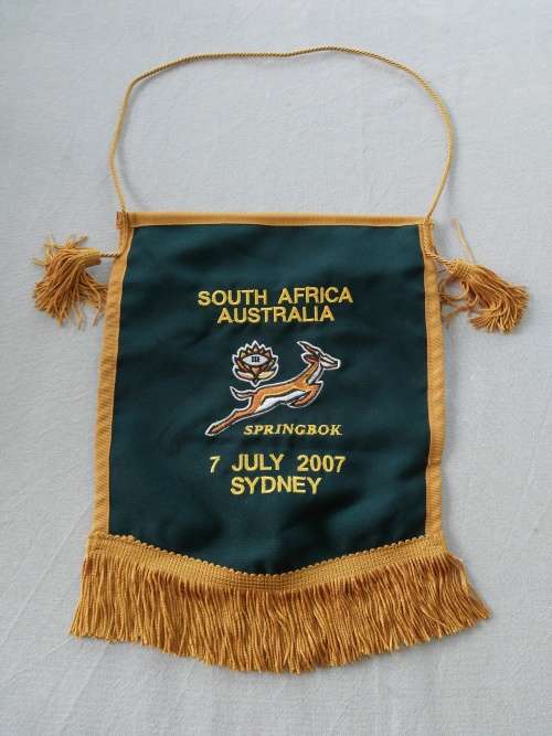 Springboks vs Australia 07.07.2007 pennant