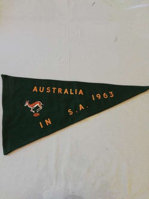 Springbok 1963 Touchjudge Flag vs Australia Very Rare!!!