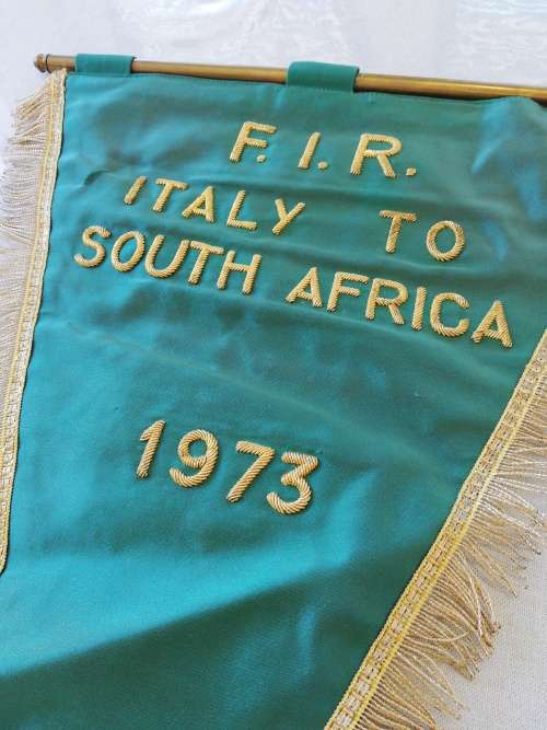 Springboks vs Italy 1973 Pennant