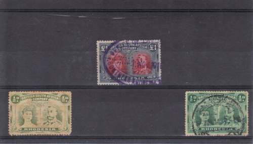 BSAC DOUBLE HEADS COLOR SHADES AND £1 SG165