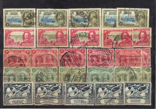 INTERESTING LOT OF NORTHERN & SOUTHERN RHODESIA STAMPS.