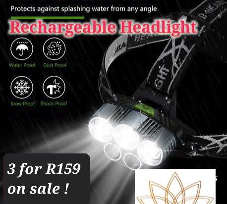 Rechargeable Headlight *3 for R159