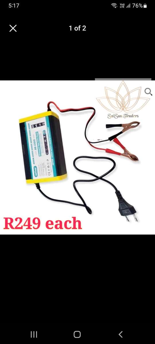 12v 7A Smart Car Battery Charger *R249