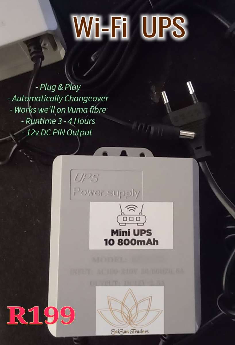 10800mAh Wi-Fi Back-up UPS *R199