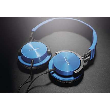Headphones DJ Quality Phillips Funky Rotating Earshells Earphones Headphones Speaker Awesome Sound