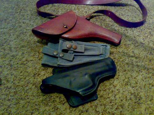 SAP HOLSTERS WITH BELTS